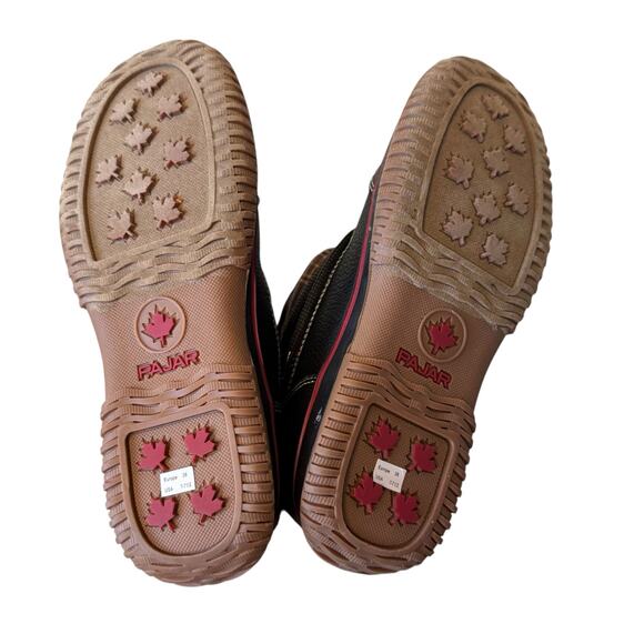 PAJAR Sundance Highlander Andree Plaid Boot Red Brown 38/7.7-5 NIB - Picture 7 of 10